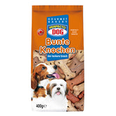 Perfecto Bunte Knochen dog treats 400g